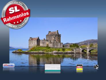 Preview: Infrarot Bildheizung 600 Watt 110x60 M10-SL Eilean Donan Castle
