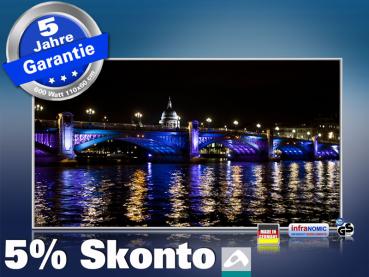 Infrarot Bildheizung 600 Watt 110x60 M10-SL London bei Nacht