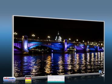 Preview: Infrarot Bildheizung 600 Watt 110x60 M10-SL London bei Nacht