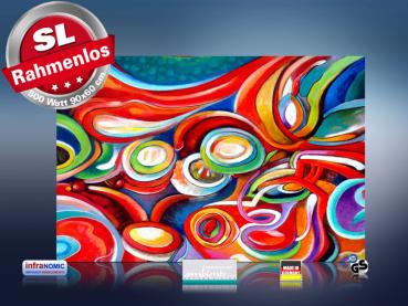 Preview: infrarot Bildheizung Kunst 500 Watt 90x60 M10-SL fondale fantasia