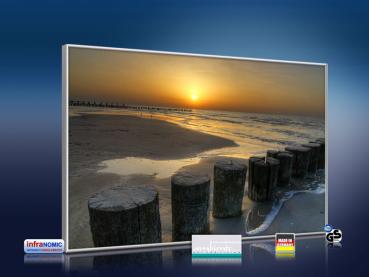 Preview: Infrarot Bildheizung 500 Watt 90x60 M10-SL sundown