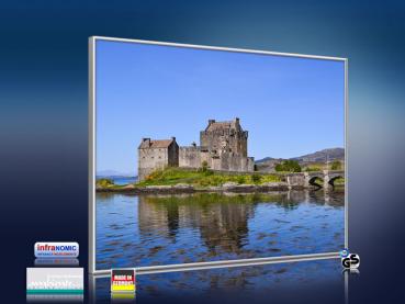 Preview: Infrarot Bildheizung 400 Watt 70x60 M10-SL Eilean Donan Castl