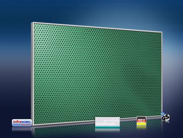 Preview: Infrarot Bildheizung 500 Watt 90x60 M10-SL Löcher grün