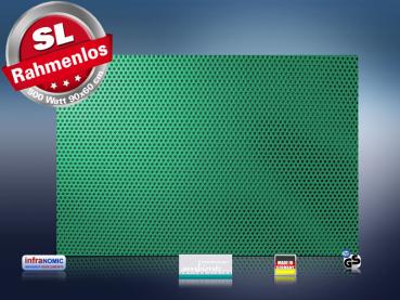 Preview: Infrarot Bildheizung 500 Watt 90x60 M10-SL Löcher grün