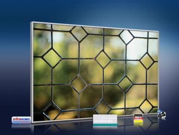 Preview: infrarot Bildheizung 500 Watt 90x60 M10-SL Fenster III