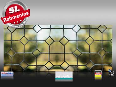 Preview: Infrarot Bildheizung 900 Watt 140x60 M10-SL Fenster III