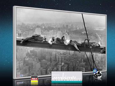 Preview: Infrarot Bildheizung 500 Watt 90x60 M10-SL catnap atop a skyscraper 1c