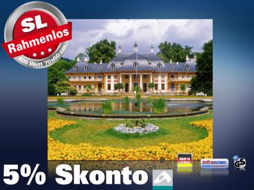 Preview: Infrarot Bildheizung 400 Watt 70x60 M10-SL Schloss Pillnitz
