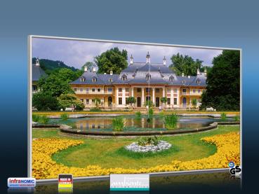 Preview: Infrarot Bildheizung 600 Watt 110x60 M10-SL Schloss Pillnitz