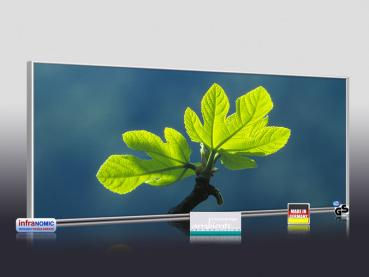 Preview: Infrarotheizung als Bild Bildheizung 900 Watt 140x60 M10-SL Ahornblatt