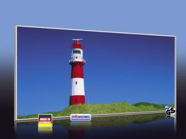 Preview: Infrarot Bildheizung 900 Watt 140x60 M10-SL Leuchtturm II