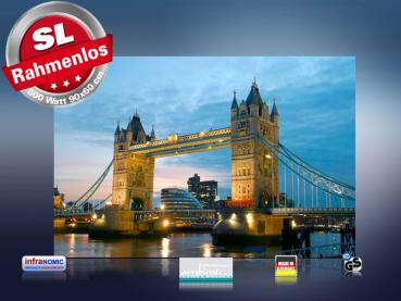 Preview: Infrarot Bildheizung 500 Watt 90x60 M10-SL Tower-Bridge
