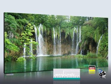 Preview: Infrarot Bildheizung 700 Watt Rahmenlos slim-line 120x60 Wasserfall