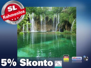 Preview: Infrarot Bildheizung 400 Watt 70x60 M10-SL Wasserfall