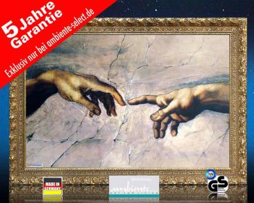 infrarot Bildheizung Kunst 500 Watt 90x60 StG Erschaffung Adams