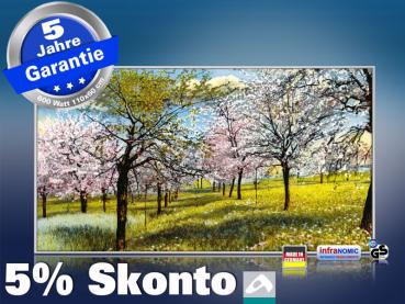 Infrarot Bildheizung Kunst 600 Watt 110x60 M10-SL Baumblüte