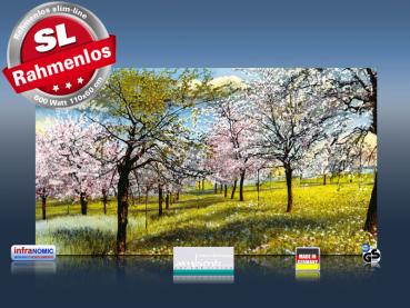 Preview: Infrarot Bildheizung Kunst 600 Watt 110x60 M10-SL Baumblüte