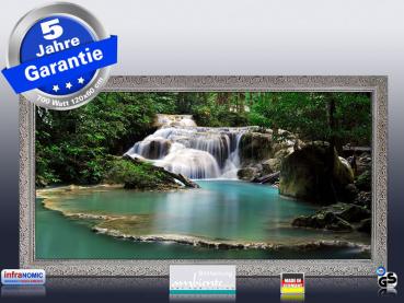 Preview: Infrarot Bildheizung 700 Watt 120x60 Stilrahmen StSi Flusslauf