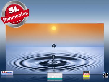 Preview: Infrarot Bildheizung 700 Watt 120x60 M10-SL Wassertropfen II