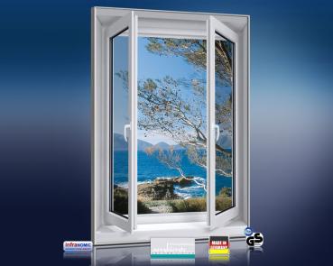 Preview: Infrarot Bildheizung 500 Watt 90x60 M10-SL Fensterblick Mallorca