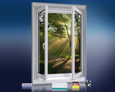 Preview: Infrarot Bildheizung 500 Watt 90x60 M10-SL Fensterblick Morgensonne