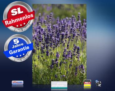Preview: Infrarot Bildheizung 500 Watt 90x60 M10-SL Lavendel