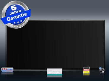 Preview: Infrarotheizung 700 Watt 120x60 schwarz M10S Spiegelheizung Bad