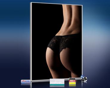 Preview: Infrarot Bildheizung 500 Watt 90x60 M10-SL Frau