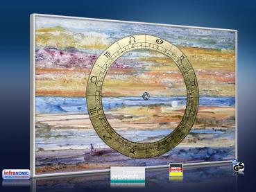 Preview: Infrarot Bildheizung Kunst 500 Watt 90x60 M10-SL Horoscope
