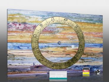 Preview: Infrarot Bildheizung 500 Watt Rahmenlos slim-line 90x60 Horoscope