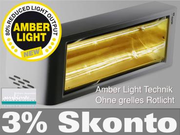Preview: Infrarotstrahler Heliosa HiDesign 44 Amber Light 2000 Watt IPX5