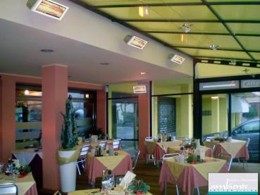 Preview: Infrarotstrahler Heliosa HiDesign 44 Amber Light 2000 Watt IPX5