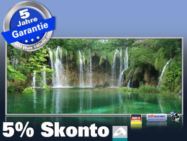 Infrarot Bildheizung 900 Watt 140x60 M10-SL Wasserfall