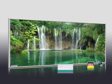Preview: Infrarot Bildheizung 900 Watt 140x60 M10-SL Wasserfall