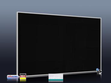 Preview: Infrarotheizung schwarz Spiegelheizung Bad 210 Watt 60x40 M10