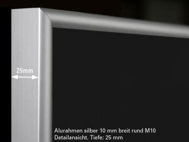 Preview: Infrarotheizung schwarz Spiegelheizung Bad 210 Watt 60x40 M10