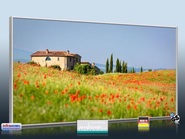 Preview: Infrarotheizung als Bild Bildheizung 700 Watt 120x60 M10-SL Toskana