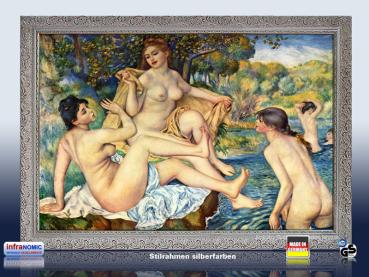 Infrarot Bildheizung Kunst 500 Watt Rahmen Varianten Rahmenlos Renoir