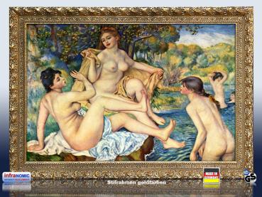 Infrarot Bildheizung Kunst 500 Watt Rahmen Varianten Rahmenlos Renoir
