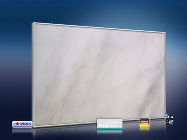 Preview: infrarot Bildheizung 500 Watt 90x60 M10-SL Marmor weiß