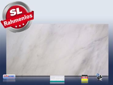 Preview: Infrarot Bildheizung 700 Watt 120x60 M10-SL Marmor weiß