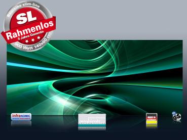Preview: Infrarot Bildheizung 900 Watt 140x60 M10-SL Spirale II