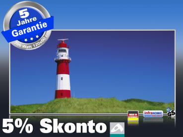 Infrarot Bildheizung 700 Watt 120x60 M10-SL Leuchtturm