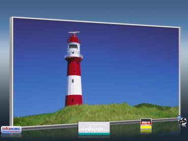 Preview: Infrarot Bildheizung 700 Watt 120x60 M10-SL Leuchtturm