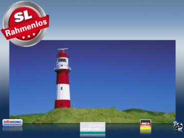 Preview: Infrarot Bildheizung 700 Watt 120x60 M10-SL Leuchtturm