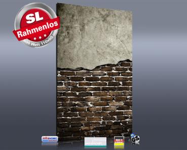 Preview: Infrarot Bildheizung 600 Watt Rahmenlos slim-line 110x60 Wand