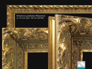 Preview: Infrarot Bildheizung 500 Watt 90x60 Stilrahmen StG Wein-Trauben