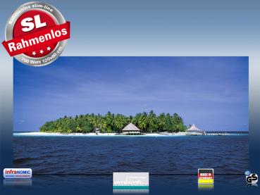 Preview: Infrarot Bildheizung 700 Watt 120x60 M10-SL Malediven Palmeninsel