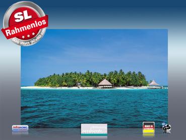 Preview: Infrarot Bildheizung 500 Watt 90x60 M10-SL Malediven Palmeninsel