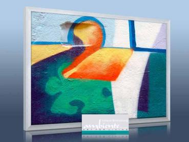 Preview: Infrarot Bildheizung 400 Watt 70x60 M23-SG Abstrakt 02